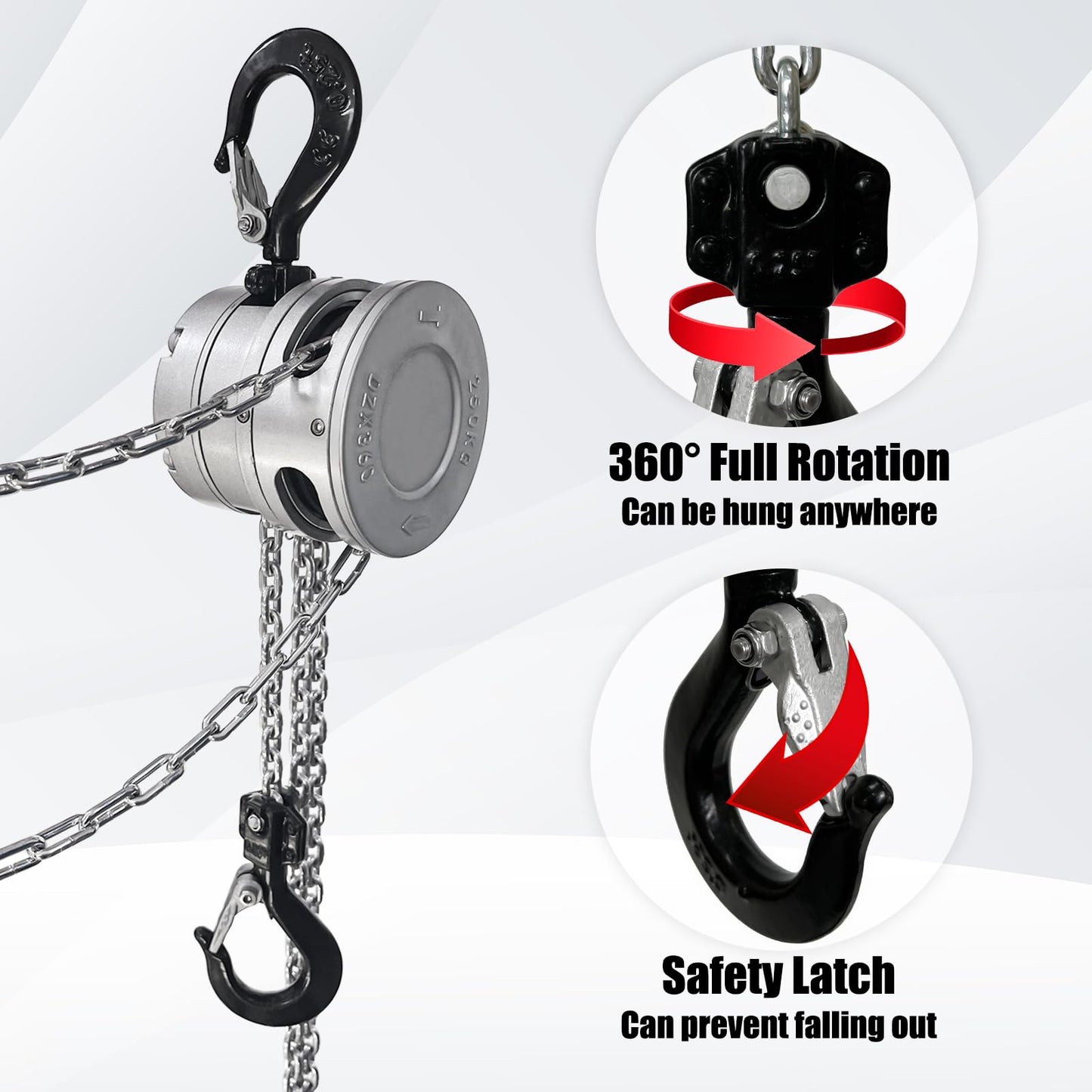Aluminum Hand Chain Hoist 10FT