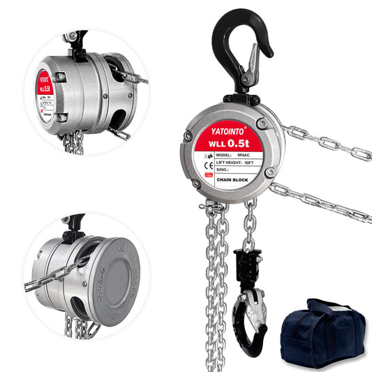 Aluminum Hand Chain Hoist 10FT