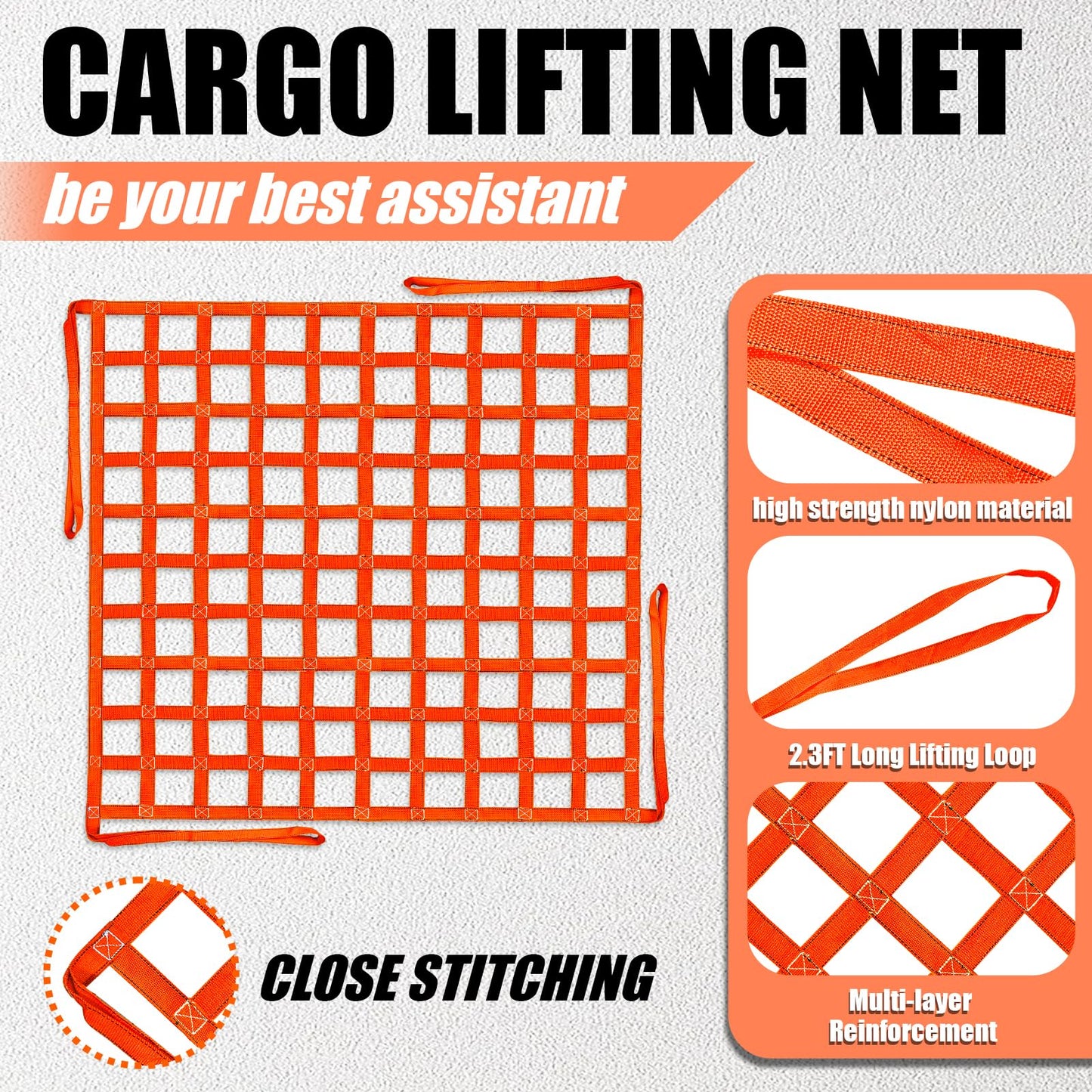 Cargo Lifting Net Straps 1M*1M
