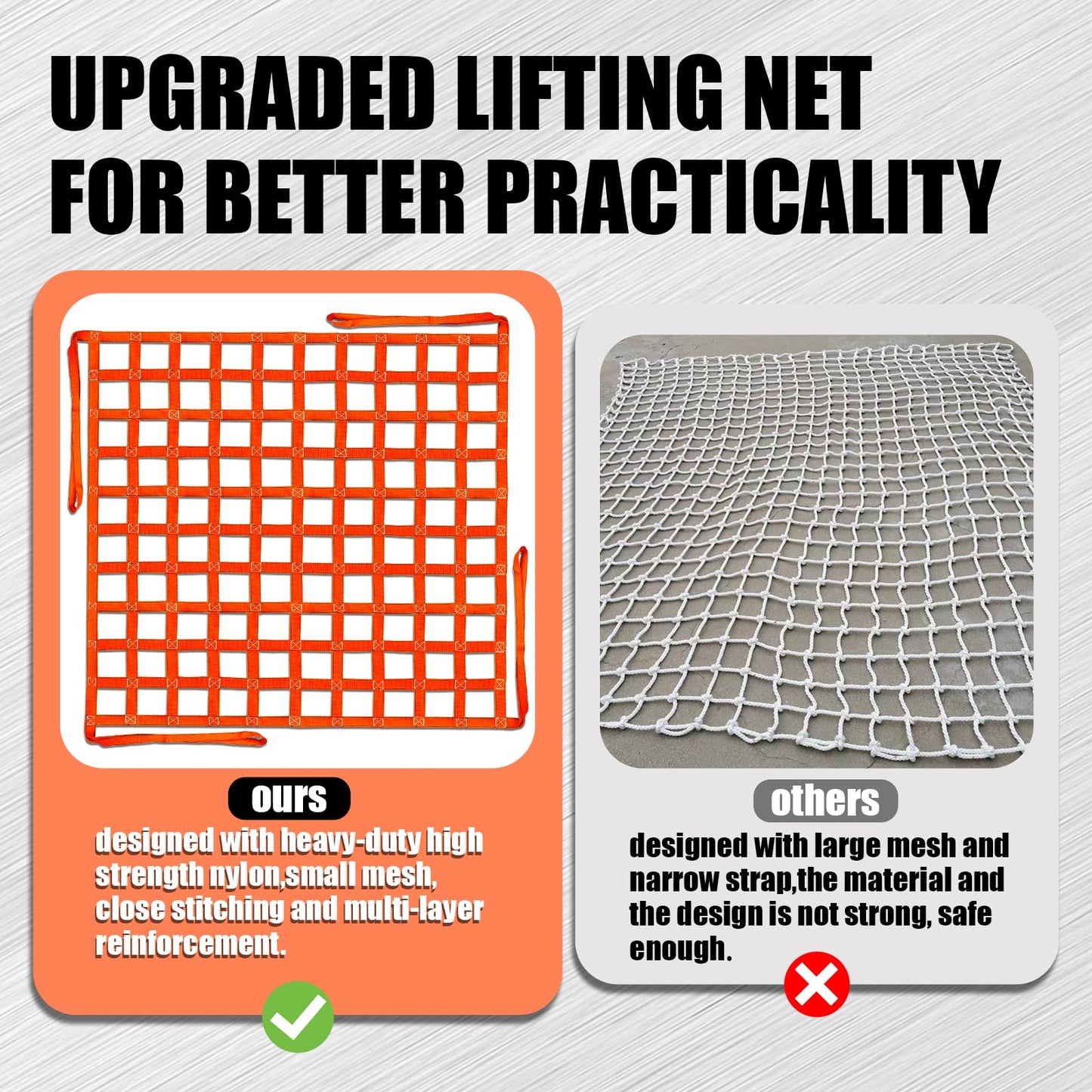 Cargo Lifting Net Straps 1M*1M