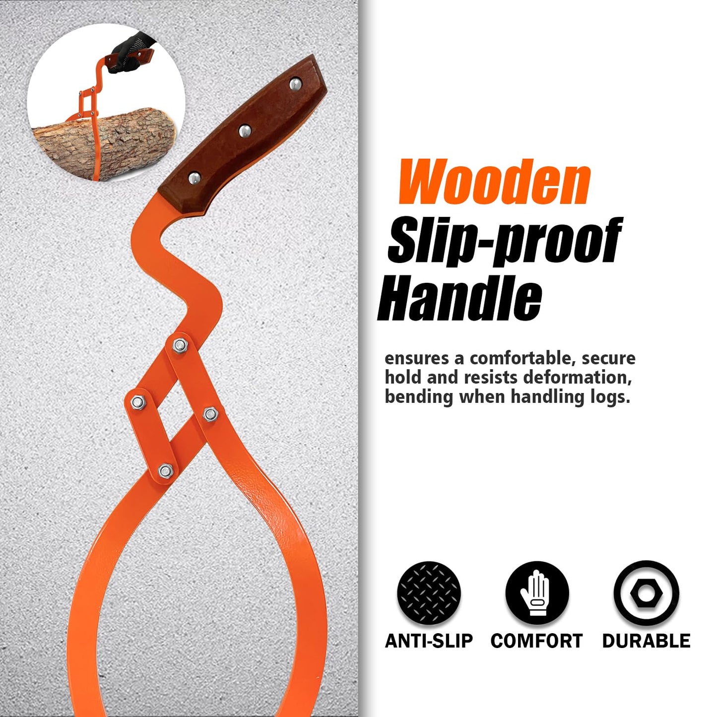 Log Tongs Grabber