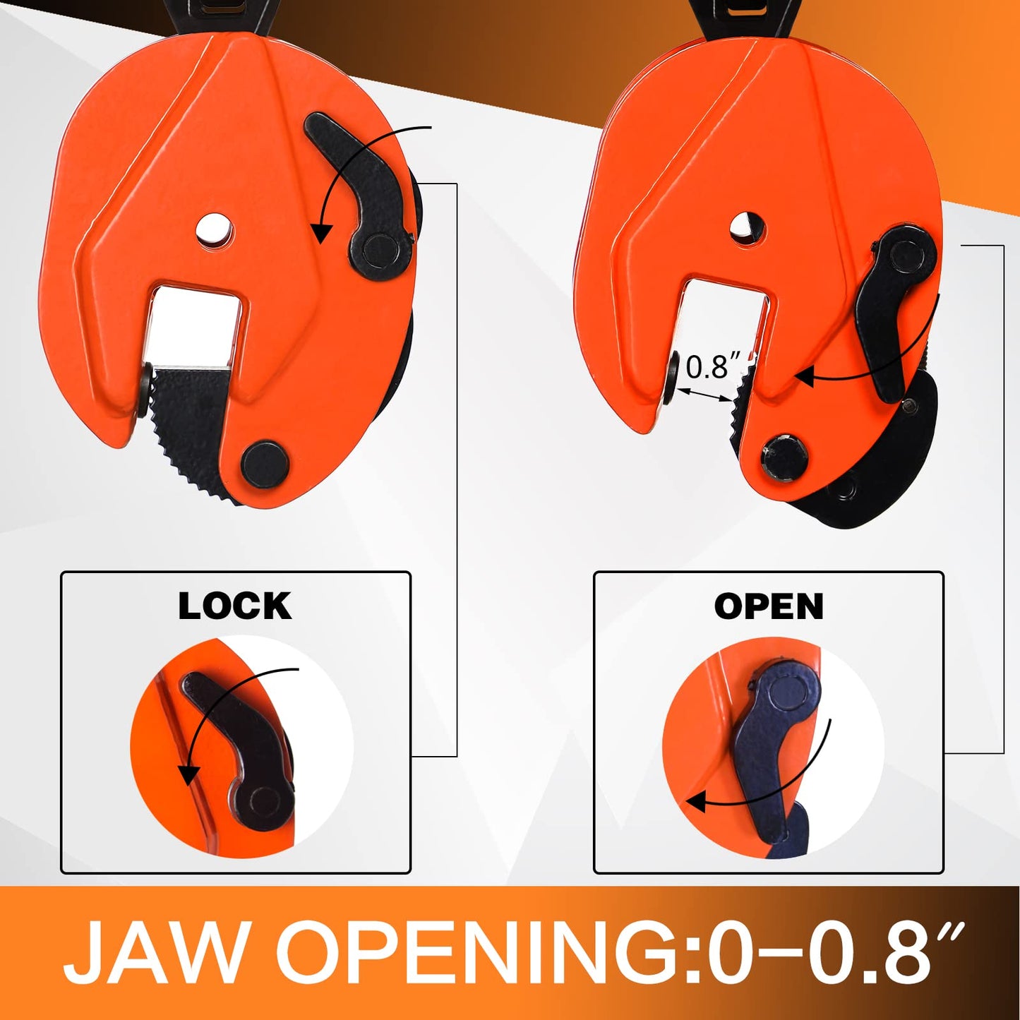 Plate Lifting Clamps 0.8T