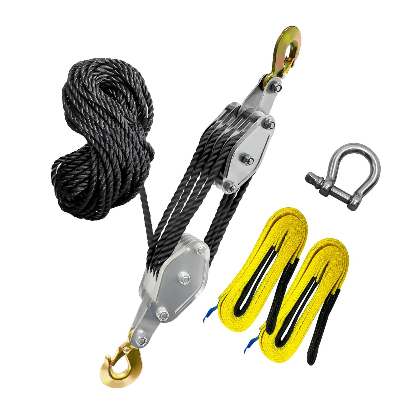 Hoist Pulley System 4 wheels