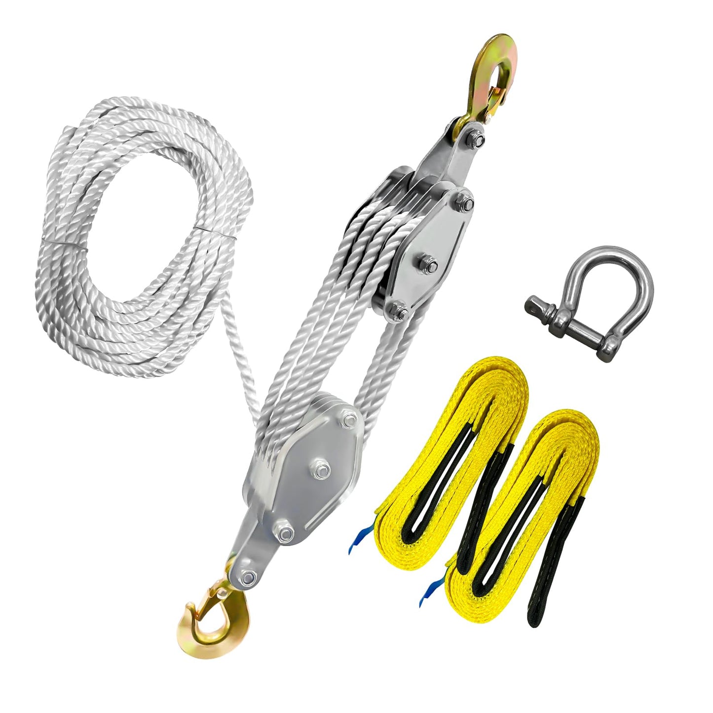 Hoist Pulley System 4 wheels