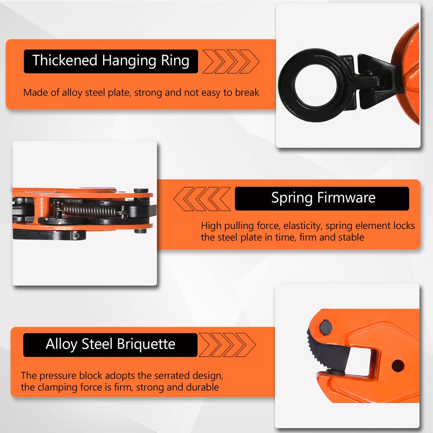 Plate Lifting Clamps 2T