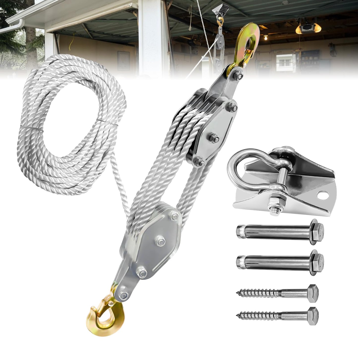 Rope Hoist Pulley System