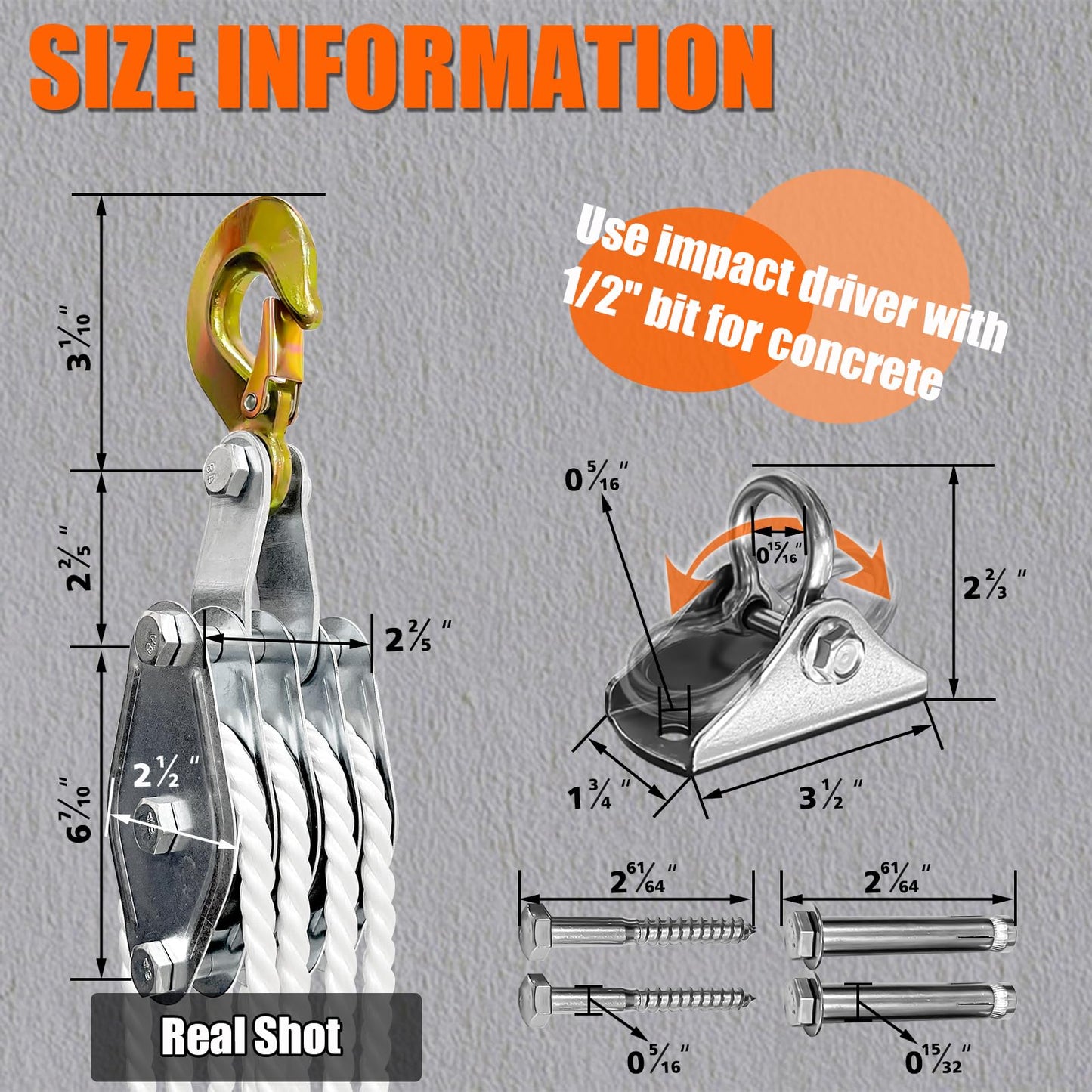 Rope Hoist Pulley System