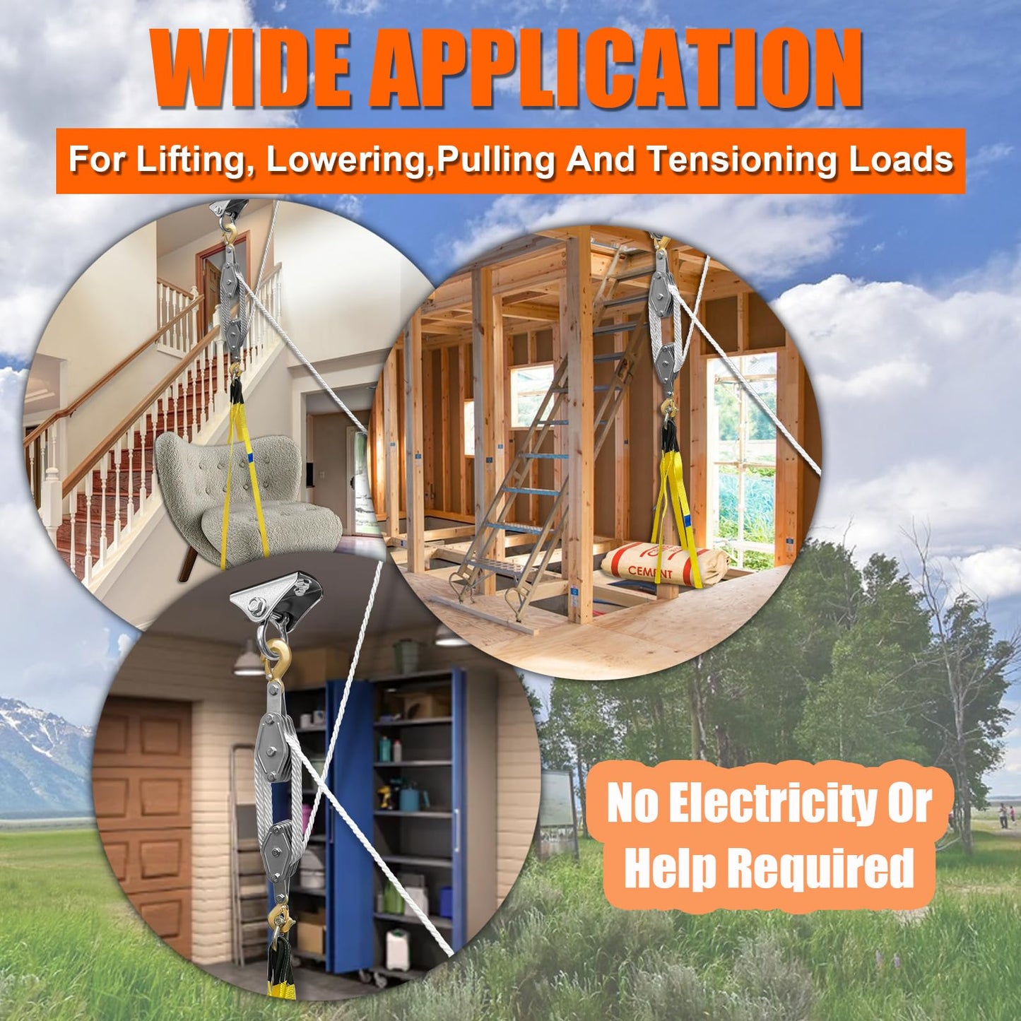 Rope Hoist Pulley System