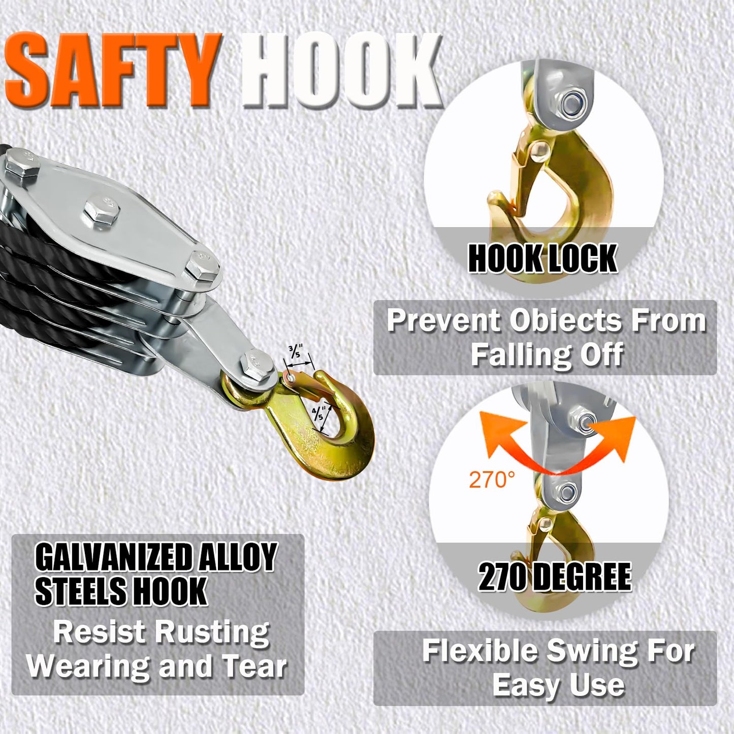Rope Hoist Pulley System