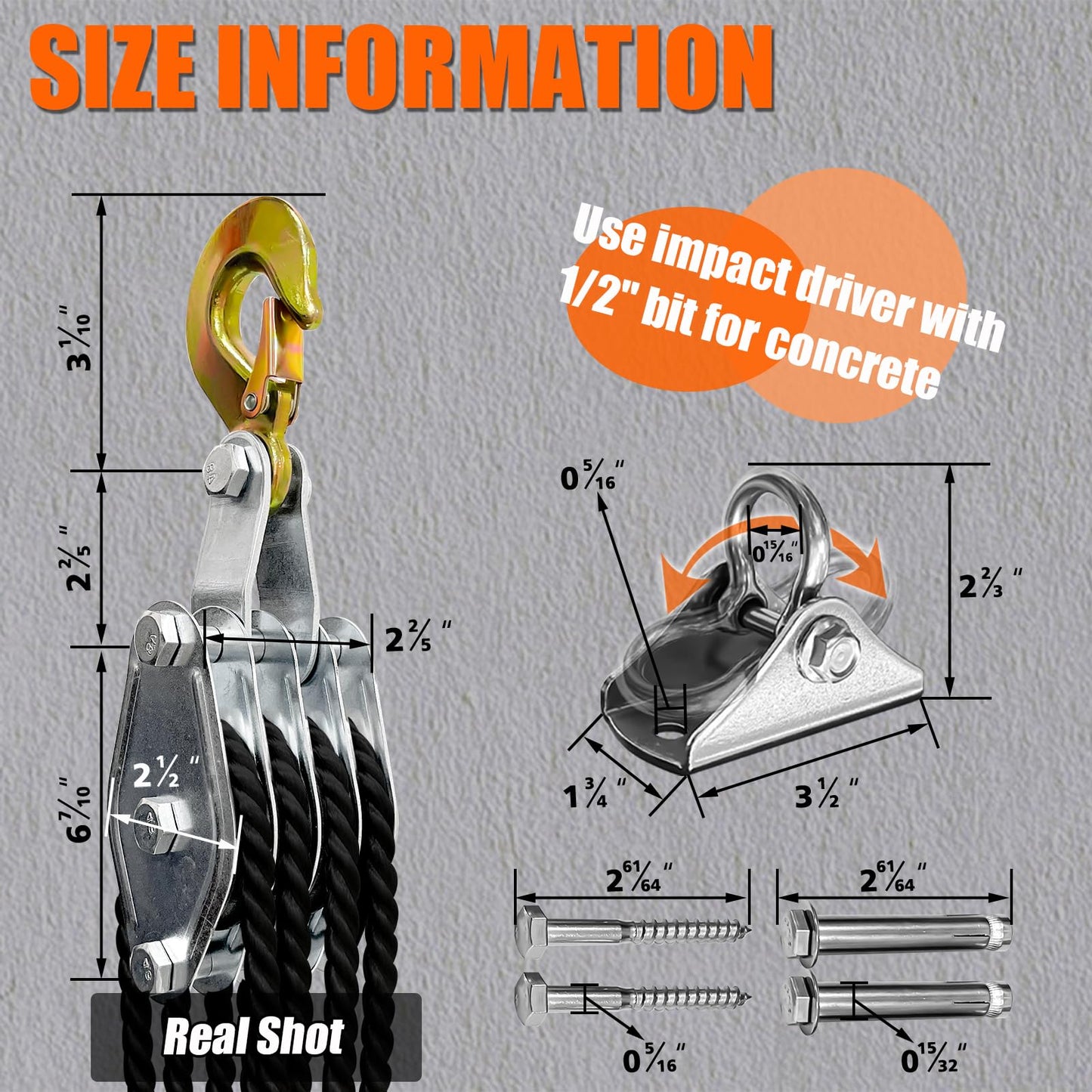 Rope Hoist Pulley System