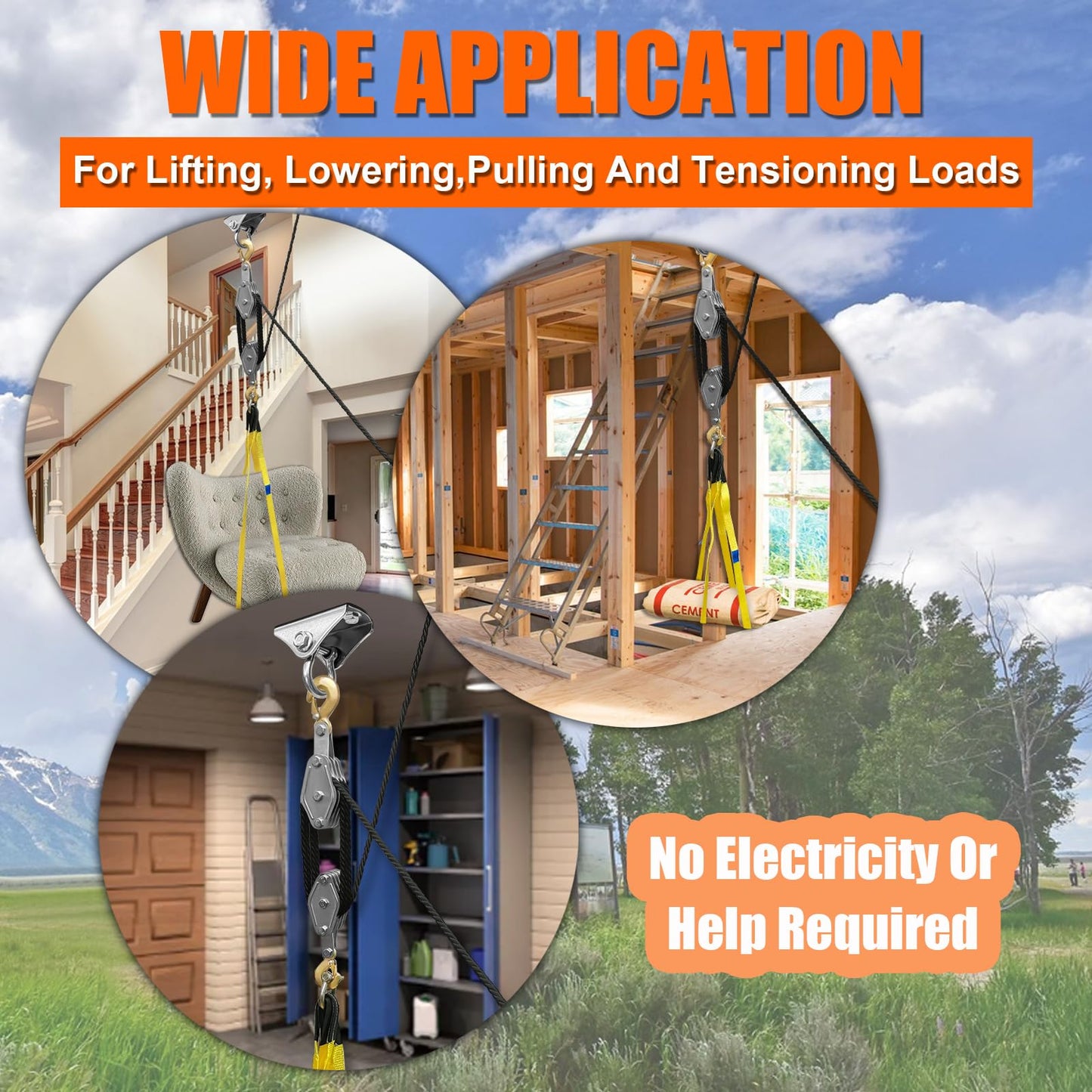 Rope Hoist Pulley System