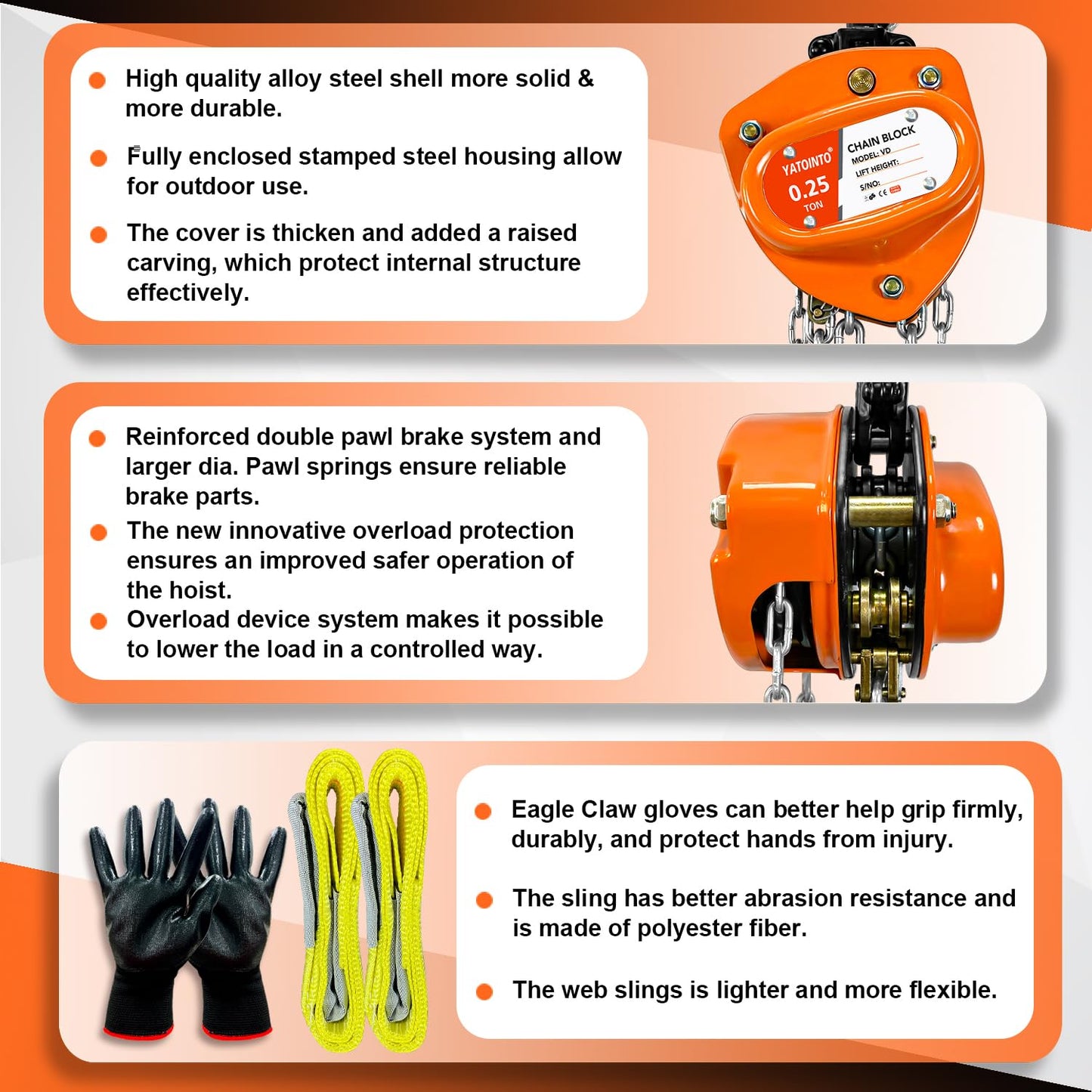 Hand Chain Hoist 1/4 Ton