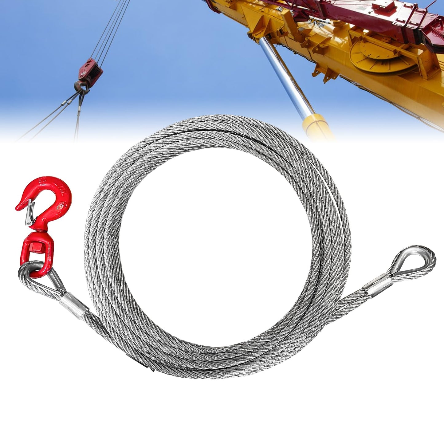 Steel Winch Cable 50FT