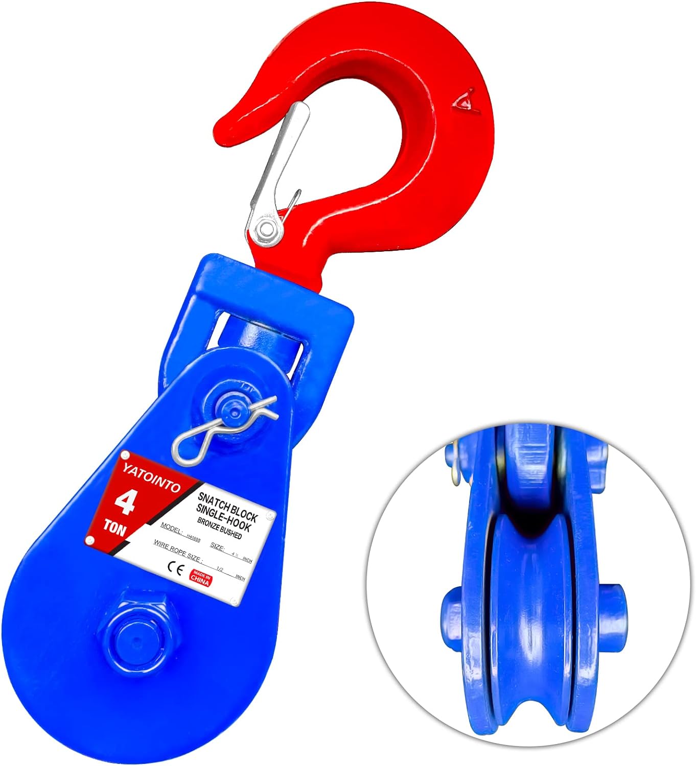 Snatch Block with Hook