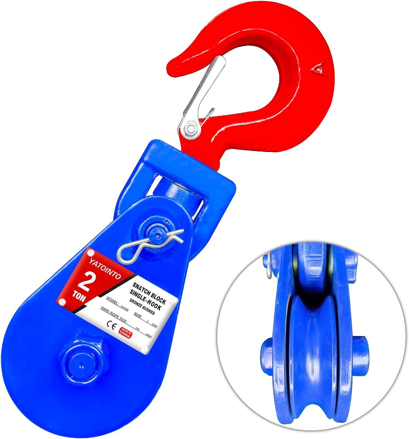 Snatch Block with Hook