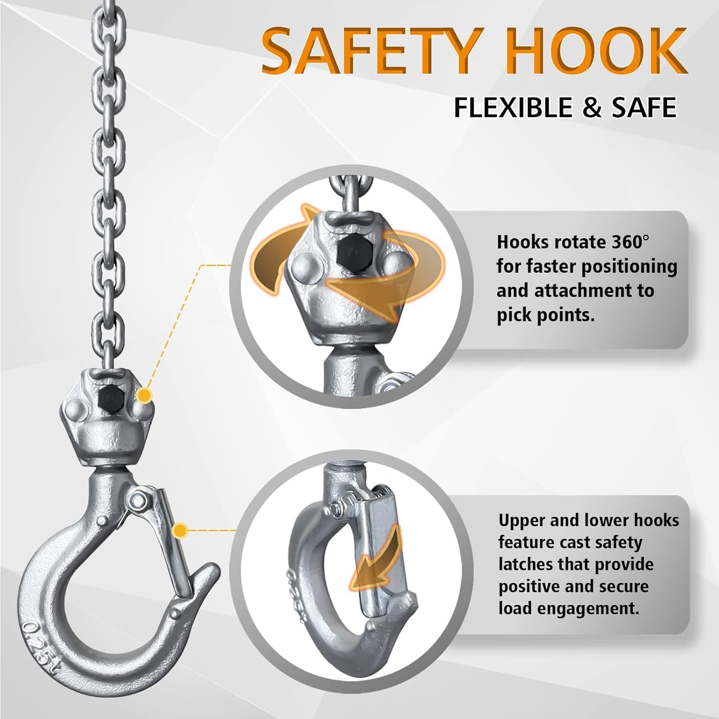 Aluminum Alloy Lever Chain Hoist