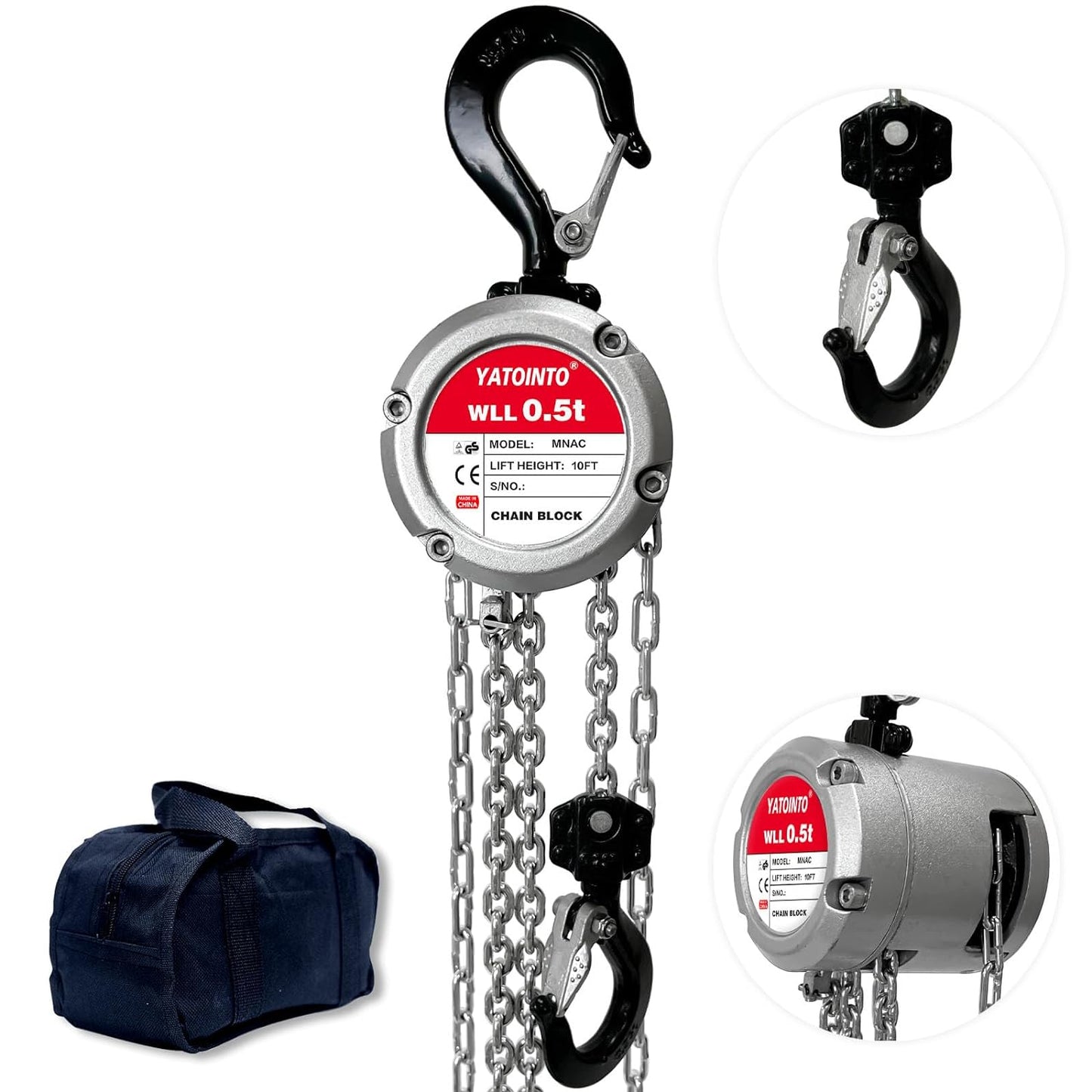 Aluminum Manual Chain Hoist