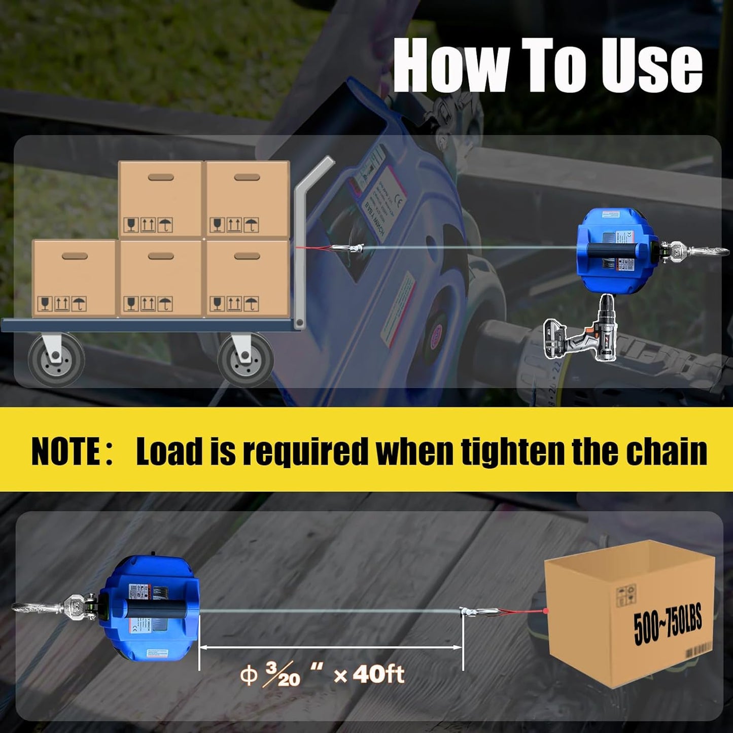 Portable Drill Winch