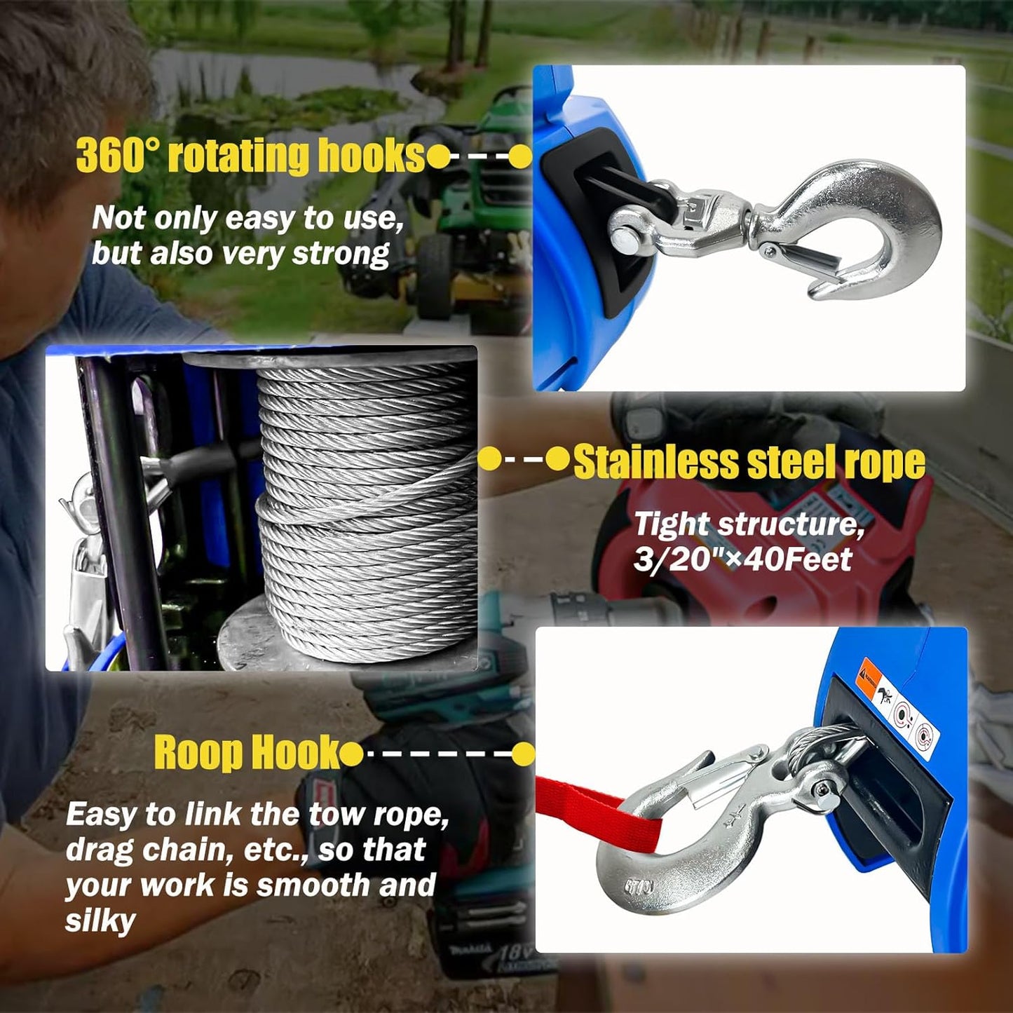 Portable Drill Winch