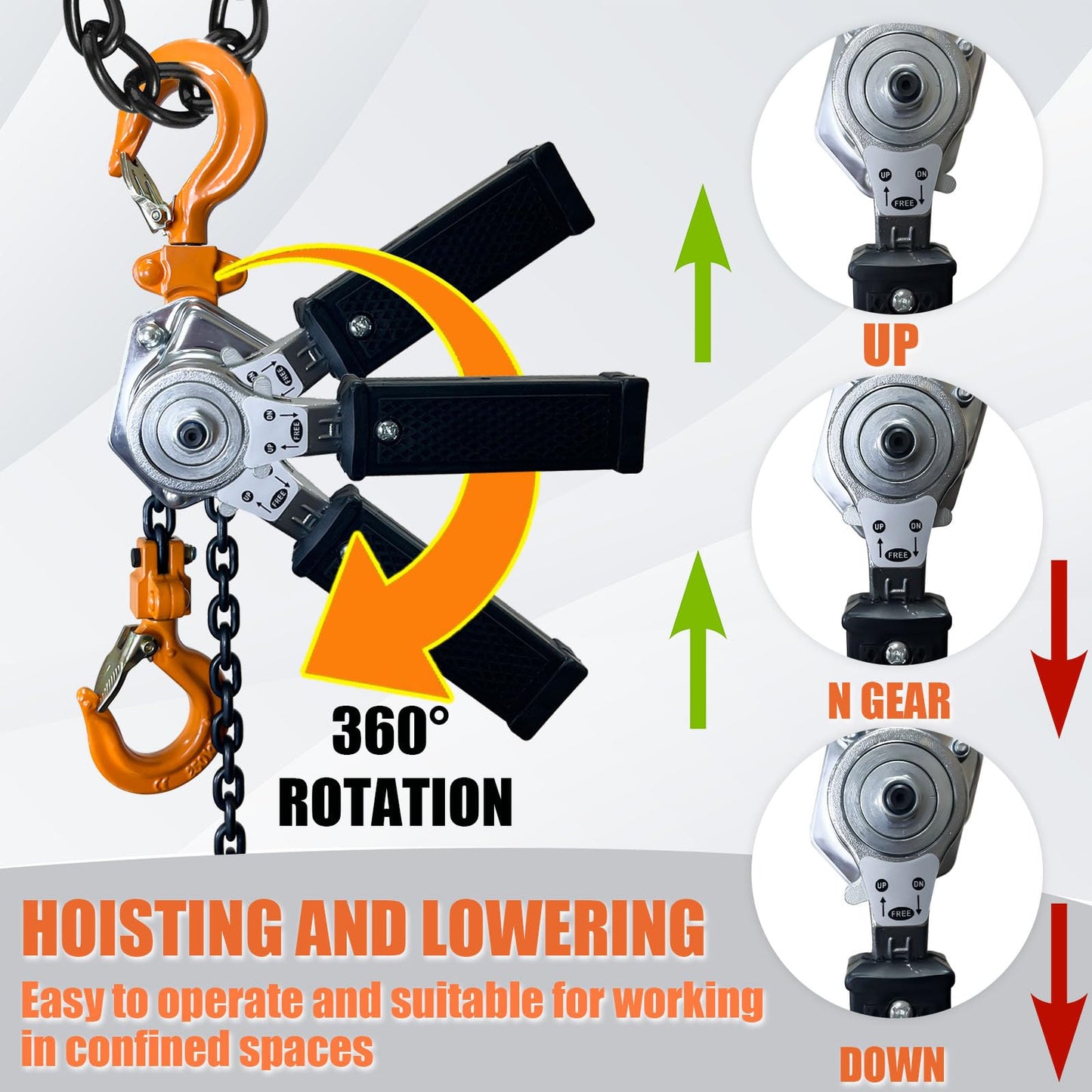 Mini Lever Chain Hoist 1/4 Ton