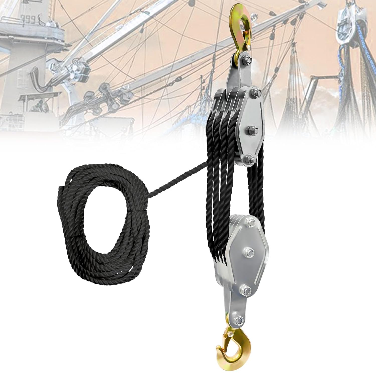 Hoist Pulley System 4 wheels – YATOINTO